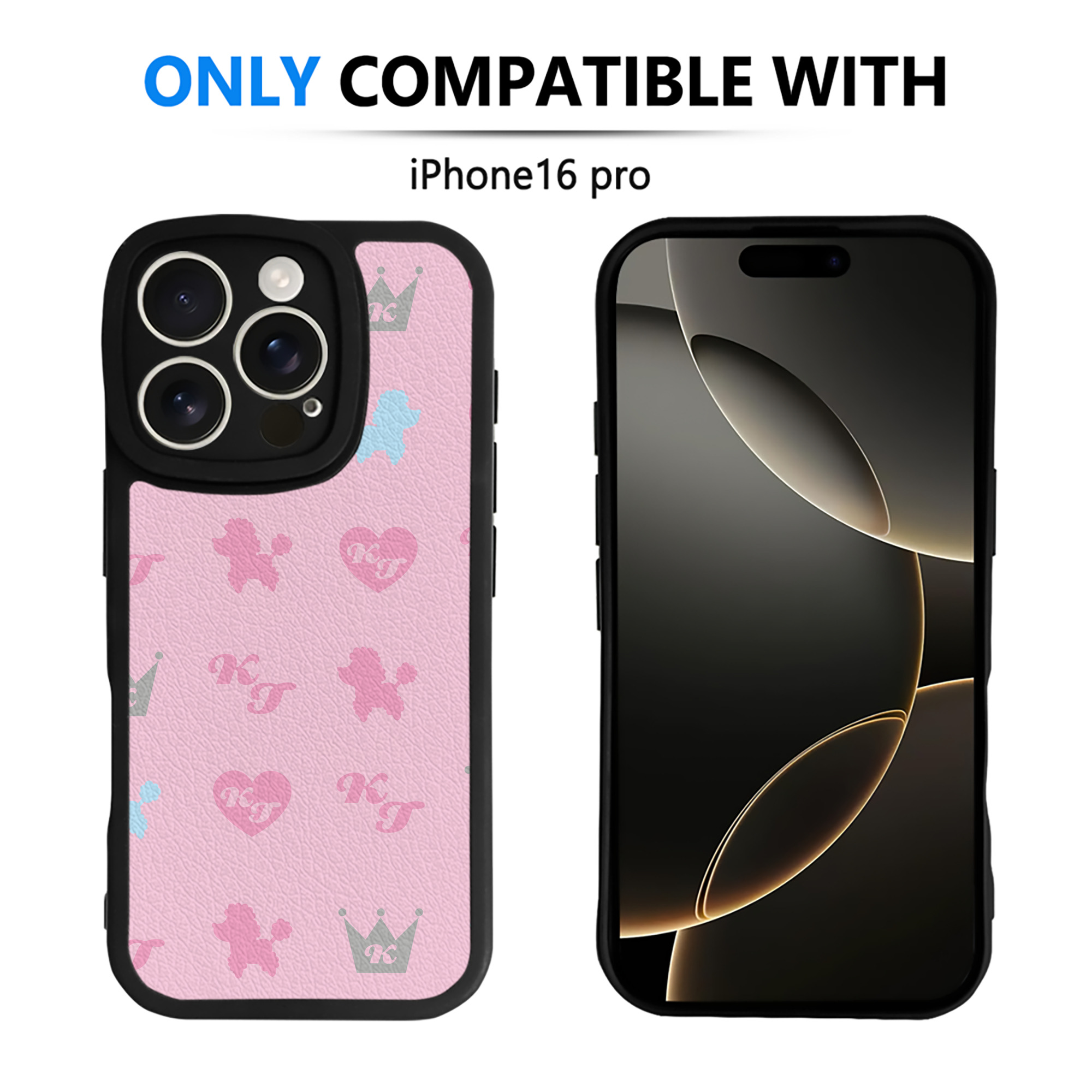 （画像用） Hello Kitty ハローキティ 【iPhone 16シリーズ対応】シリコンスマホケース（レザー調） 材質：シリコン